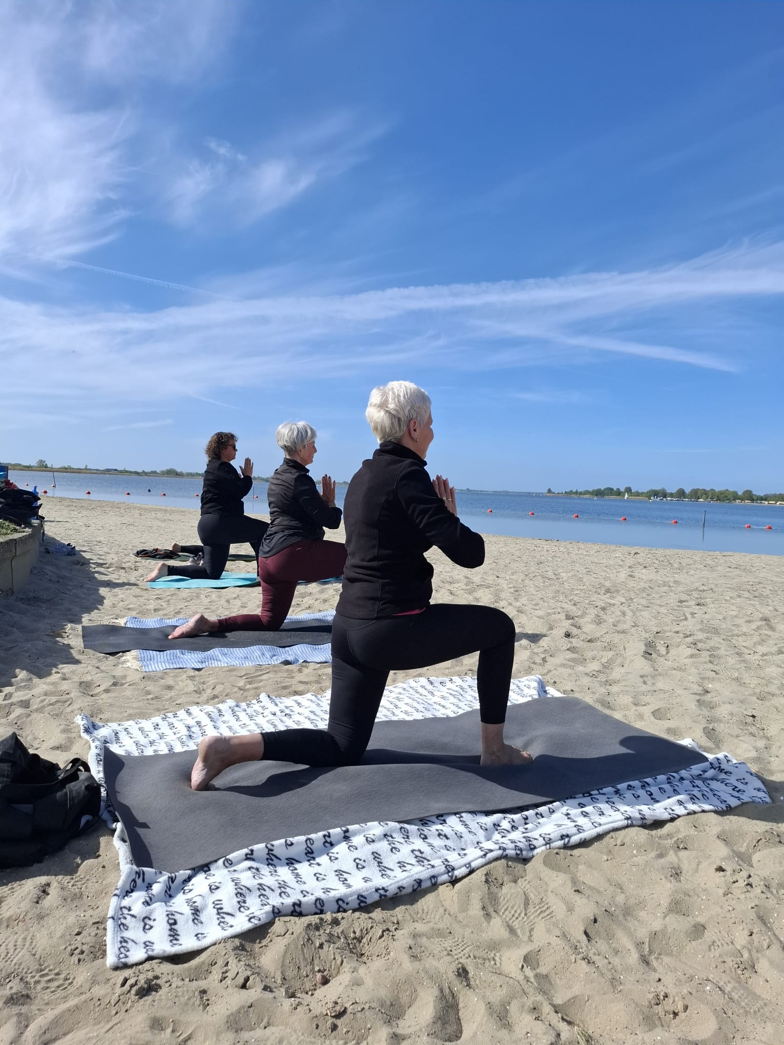 Yoga aan het water bij Veluwe Strandbad Elburg